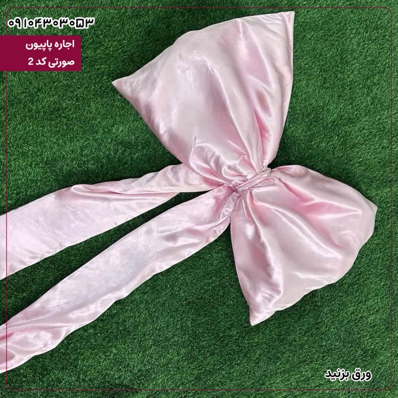 اجاره پاپیون صورتی کد ۲