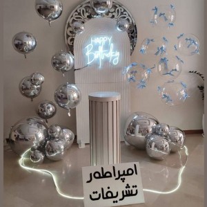 تم بادکنک آرایی  اربز و بوبو بالن