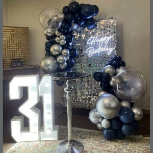 بادکنک آرایی  تم پولکی پسرانه