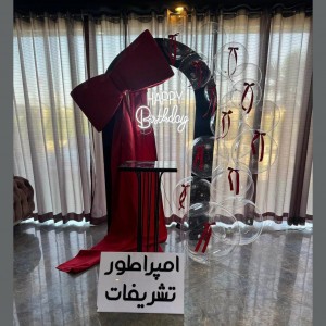 بادکنک آرایی دخترانه تم بود و پاپیون