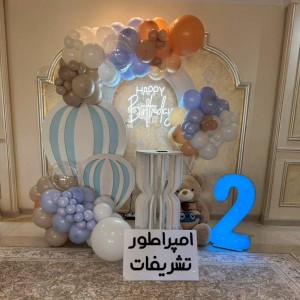 بادکنک آرایی  پسرانه  تم تدی ترند