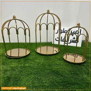 سینی‌ طلایی لوکس ویژه هدایای بله‌برون - طرح آسمان