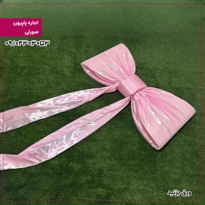 اجاره پاپیون صورتی کم رنگ 001