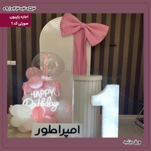 اجاره پاپیون صورتی کد ۲