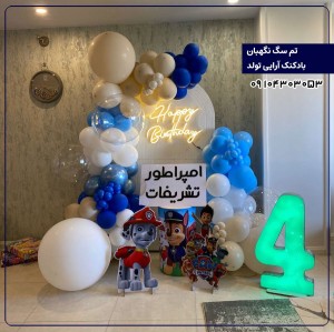 بادکنک آرایی تم سگ نگهبان
