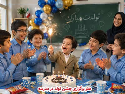 هنر برگزاری جشن تولد در مدرسه