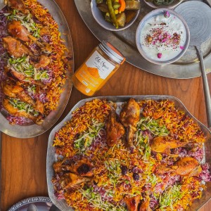 جوجه کباب زعفرانی
