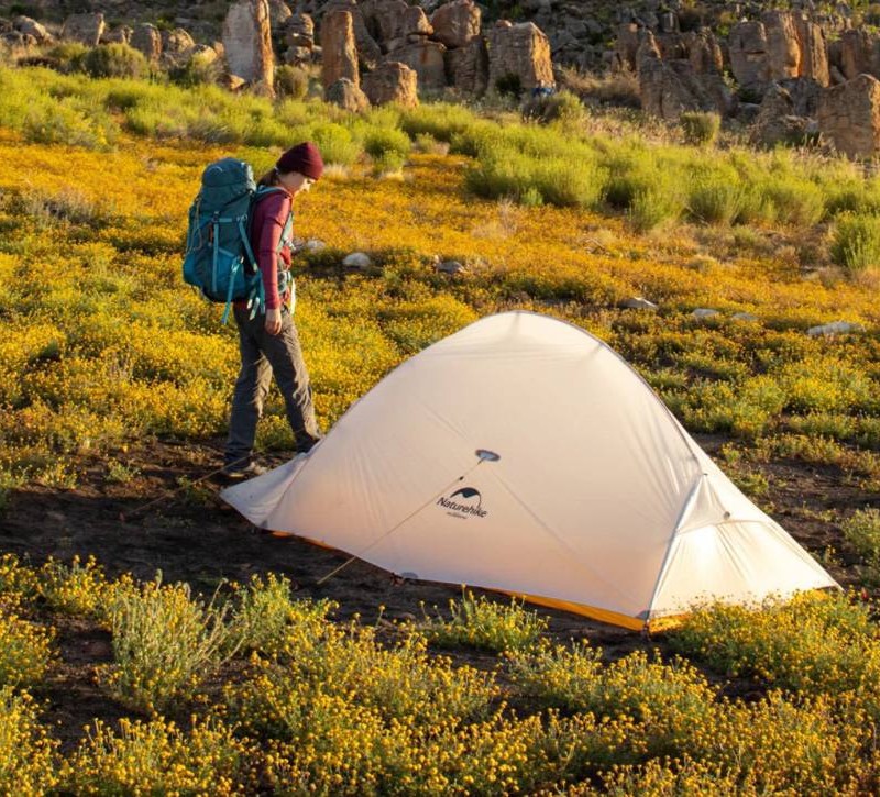 چادر نیچرهایک فوق سبک دو نفره مدل CLOUD UP NH19ZP017 10D Naturehike