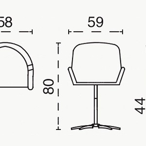 مبل انتظار  ایتال فوم مدل FOX