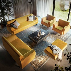 مبل تک نفره هلگر مدل SF-117-01