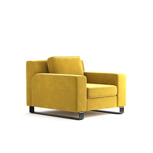 مبل تک نفره هلگر Cube مدل SF-109-01