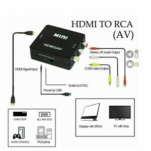 مبدل HDMI به AV مدل Mini