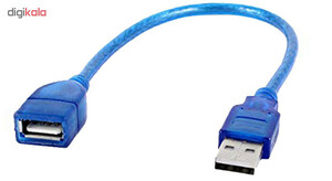 کابل افزایش طول USB 2.0  مدل ex-bl طول 0.3 متر