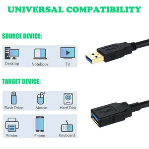 کابل افزایش طول USB3.0 دی نت مدل DA-30 طول 3 متر
