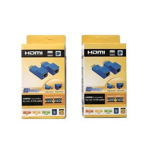 مبدل افزایش طول HDMI مدل HPK-30M بسته 2 عددی