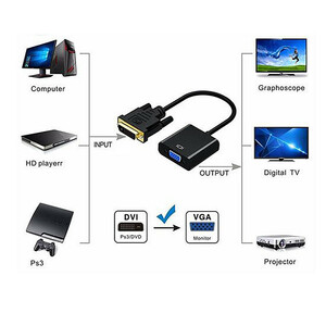 کابل تبدیل DVI به VGA مدل MYGROUP-DVG02