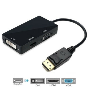 مبدل Display Port به HDMI/VGA/DVI مدل MN