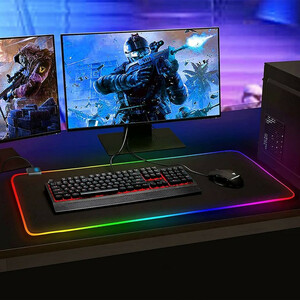 ماوس پد مخصوص بازی مدل FSD-15 RGB-80CM