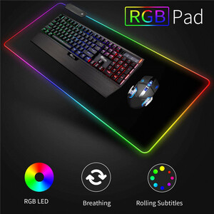 ماوس پد مخصوص بازی مدل FSD-15 RGB-80CM