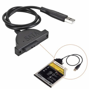 کابل تبدیل microSATA به USB دنت مدل MS2U_2 طول 0.3 متر