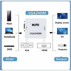 مبدل VGA به HD-MI مدل MINI HD