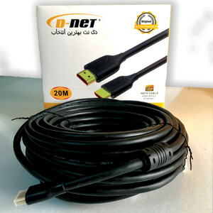 کابل HDMI دی نت مدل 1.4 VER طول 20 متر