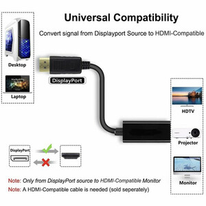 مبدل Display به HDMI مدل 1515