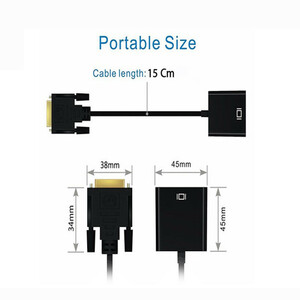 مبدل DVI_D به VGA دی نت مدل 204