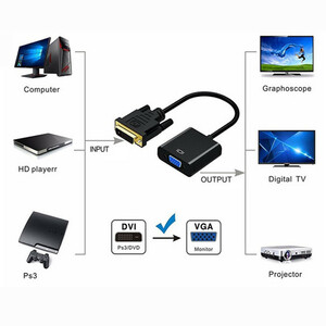 مبدل DVI_D به VGA دی نت مدل 204