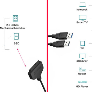تبدیل SATA به USB 3.0 مدل LUSB3B