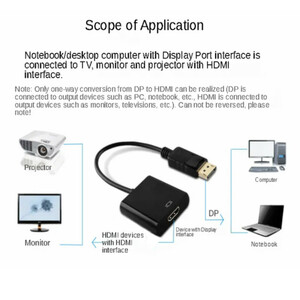 مبدل Displayport به HDMI مدل LIFE_202