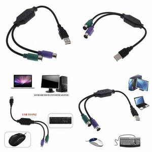 مبدل PS2 به USB جینروس مدل 22