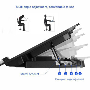 پایه خنک کننده  لپ تاپ  وازیر مدل S_200B_S_BLUE_LED