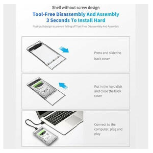 قاب هارد اکسترنال 2.5 اینچی وای بیزی مدل U3