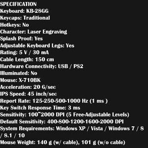 کیبورد و ماوس مخصوص بازی ای فورتک مدل OSCAR_KH_281O_BK