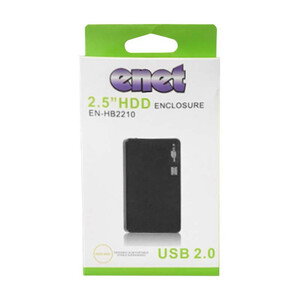 باکس تبدیل SATA به USB 2.0 هارد دیسک 2.5 اینچی ای نت مدل EN-HB2210
