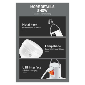 چراغ آویز چادر دی پی مدل DP-7813C