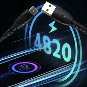 کابل تبدیل USB به USB-C کلومن مدل kd-02 طول 1 متر