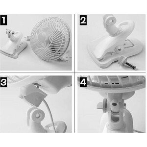 پنکه گیره‌ای مدل MAB.FAN.45