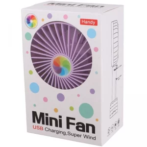 پنکه شارژی مدل Mini Fan 2628 ظرفیت 1200 میلی آمپر ساعت
