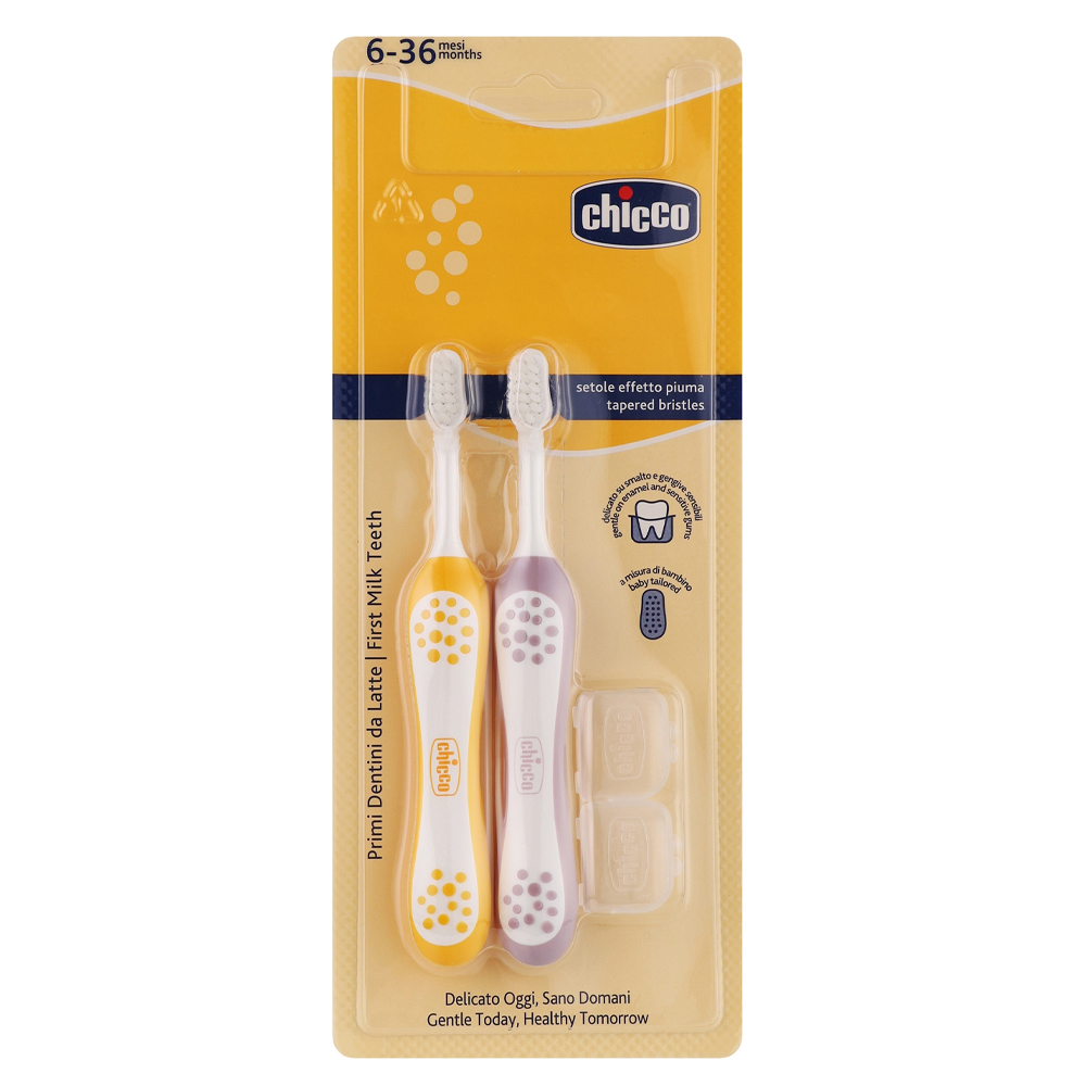 مسواک 6 تا 36 ماه چیکو Chicco دوعددی