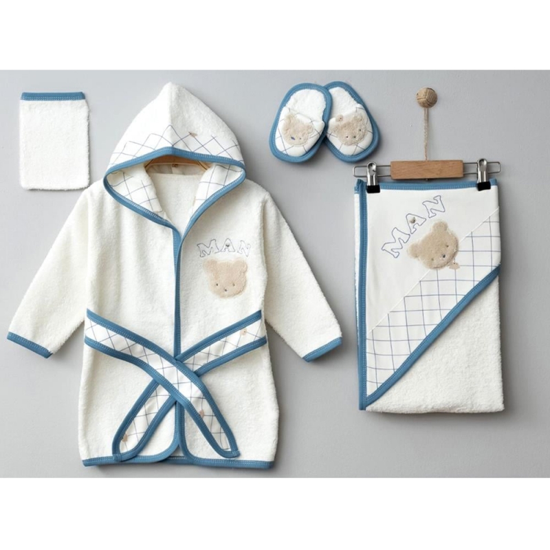 ست حوله 5 تکه نوزاد Gaye bebe طرح خرس