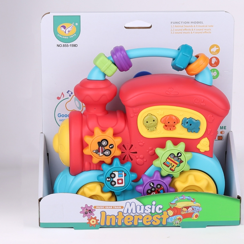 اسباب بازی موزیکال طرح قطار Jialegu toys کد 159-855