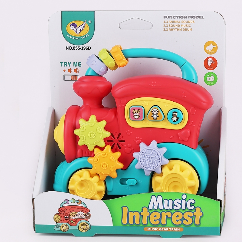 اسباب بازی موزیکال طرح قطار Jialegu toys کد 196-855