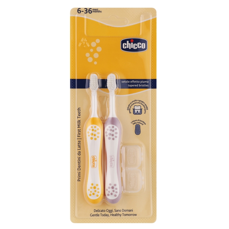 مسواک 6 تا 36 ماه چیکو Chicco دوعددی