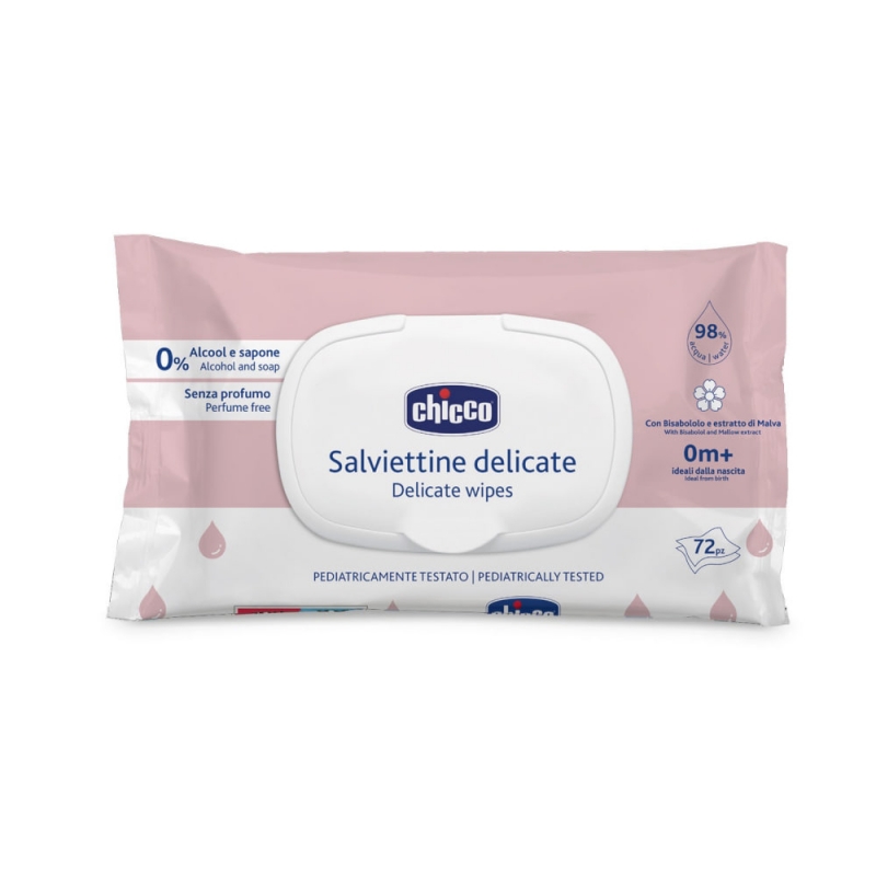 دستمال مرطوب دربدار 72 عددی چیکو Chicco
