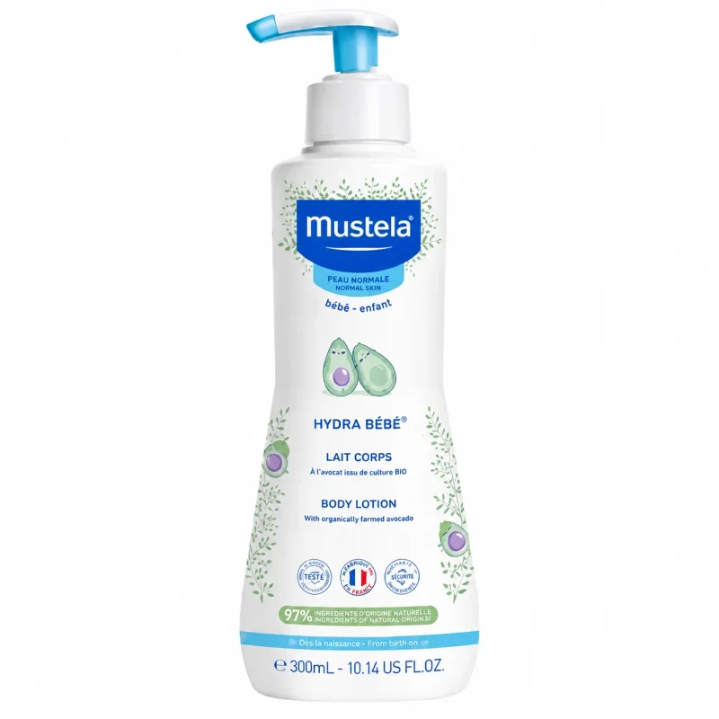 لوسیون بدن کودک موستلا mustela حجم 300 میلی‌لیتر