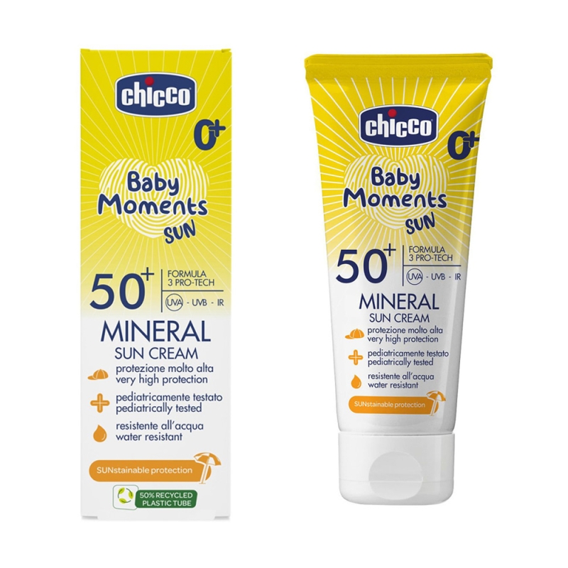 کرم ضد آفتاب مینرال چیکو Chicco mineral حجم 75 گرمی