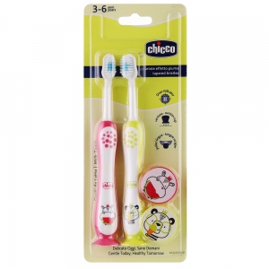 مسواک 3تا6 سال چیکو Chicco دو عددی