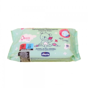 دستمال مرطوب سبز چیکو Chicco بسته 60 عددی